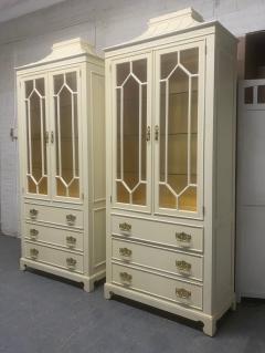 Pair of Custom Chinoiserie Style Cabinets - 1849198