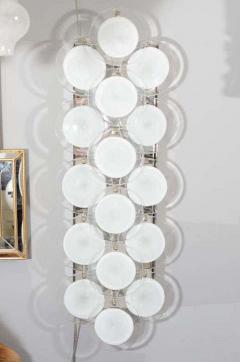 Pair of Custom Long Disc Sconces in the Manner of Vistosi - 3106223
