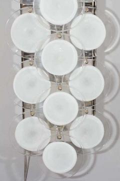 Pair of Custom Long Disc Sconces in the Manner of Vistosi - 3106227