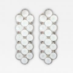 Pair of Custom Long Disc Sconces in the Manner of Vistosi - 3116126