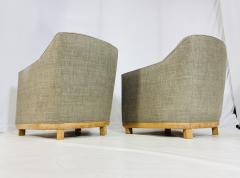Pair of Custom Lounge Chairs Made in USA Circa 1960s - 4164191