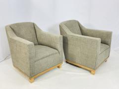 Pair of Custom Lounge Chairs Made in USA Circa 1960s - 4164200