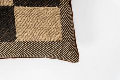 Pair of Custom Lumbar Cushions from Vintage African Kuba Cloth - 4279347