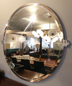 Pair of Custom Round Nickel Mirrors - 234526