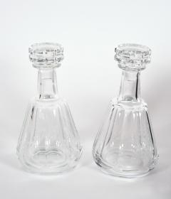 Pair of Cut Crystal Drinks Baccarat Decanters - 799407