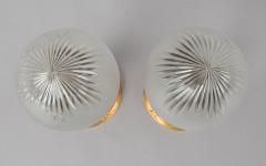 Pair of Cut Glass Ceiling Lights - 801169