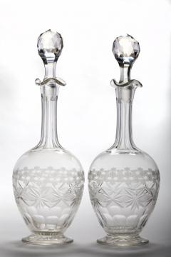 Pair of Cut Glass Decanters - 4444916
