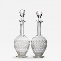 Pair of Cut Glass Decanters - 4445083