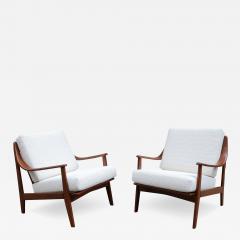 Pair of Danish Armchairs Peter Hvidt Orla M lgaard Nielsen for France Son - 3478403