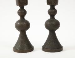 Pair of Danish Bronze Candlesticks 1960 - 2879865