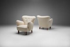 Pair of Danish Cabinetmaker Polar Chairs Denmark 1940s - 1340453