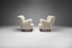 Pair of Danish Cabinetmaker Polar Chairs Denmark 1940s - 1340456