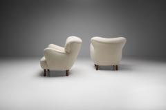 Pair of Danish Cabinetmaker Polar Chairs Denmark 1940s - 1340457