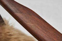 Pair of Danish Easy Chairs in Longhair Sheepskin Denmark 20th Century - 4142681