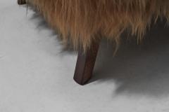 Pair of Danish Easy Chairs in Longhair Sheepskin Denmark 20th Century - 4142684