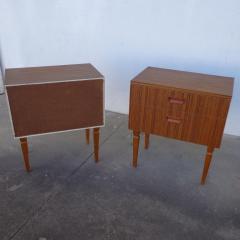 Pair of Danish Mid Century Teak Night Stands - 2672729