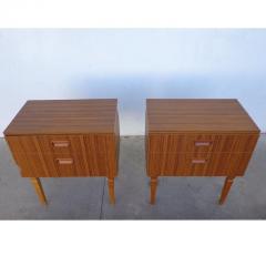 Pair of Danish Mid Century Teak Night Stands - 2672730