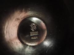 Pair of Danish Modern Jensen Style Sterling Silver 3 Light Candelabra - 3750596