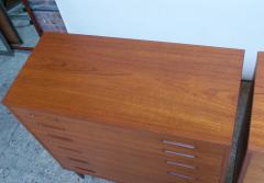Pair of Danish Modern Teak Highboy Chest of Drawers - 1897265