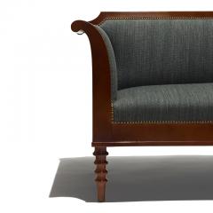 Pair of Danish Neo Antique Mahogany Sofas - 1805631