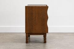 Pair of Danish Oak Cabinets Attributed to Henning Kj rnulf Denmark c 1960s - 4743342