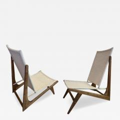 Pair of Danish Rope Chairs - 3957281