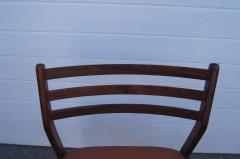 Pair of Danish Rosewood and Leather Side Chairs - 1606467