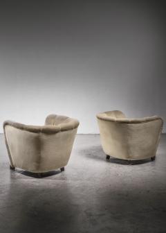 Pair of Danish club chairs - 4759508