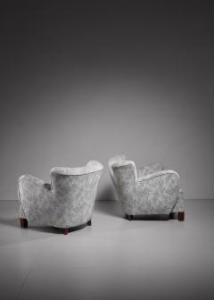 Pair of Danish lounge chairs 1940s - 844858