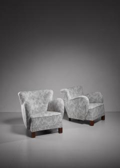 Pair of Danish lounge chairs 1940s - 844860