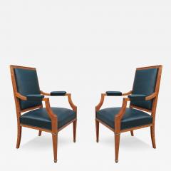Pair of De Coene Fr res Art Deco Armchairs - 3610842