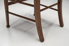 Pair of Decorative Chairs with Rush Seats Europe First half of the 20th Century - 4584406