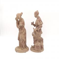 Pair of Decorative Chinoiserie Figures circa 1940 - 3077357