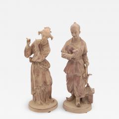 Pair of Decorative Chinoiserie Figures circa 1940 - 3081730