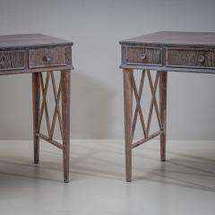 Pair of Desks in Limed Oak Mid 20th Century - 4532870