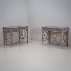 Pair of Desks in Limed Oak Mid 20th Century - 4532872