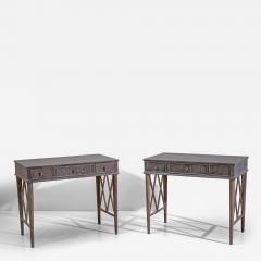 Pair of Desks in Limed Oak Mid 20th Century - 4533853