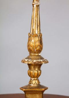 Pair of Diminutive Giltwood Pricket Candlesticks - 1716353