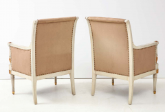 Pair of Directoire Style Berg re Chairs - 2242933