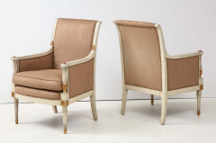 Pair of Directoire Style Berg re Chairs - 2242937