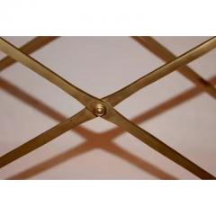 Pair of Directoire Style Black Marble Brass Side Tables - 4206429