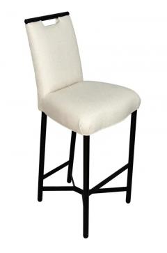 Pair of Donghia Ebonized Bar Chairs - 4130893