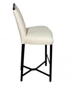 Pair of Donghia Ebonized Bar Chairs - 4130894
