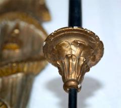 Pair of Dorothy Draper Style Gilded Wall Sconces - 3013190