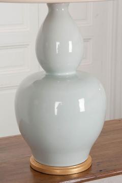 Pair of Double Gourd Ceramic Table Lamps - 1653548
