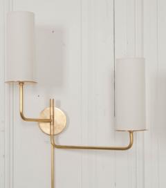 Pair of Double Swing Arm Brass Sconces - 1191937