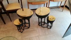 Pair of Double Top Bronze Side Tables - 1138002