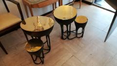 Pair of Double Top Bronze Side Tables - 1138011