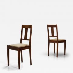 Pair of Dutch Art Deco Side Chairs by J A Huizinga The Netherlands 1930s - 4191569