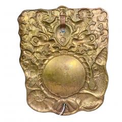 Pair of Dutch Pressed Brass Wall Lights - 3803128